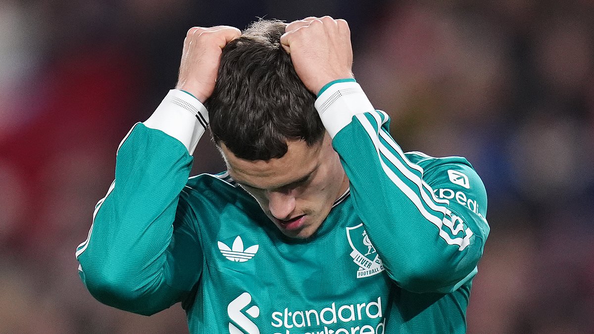 Brentford 3-2 Liverpool: Arne Slot's Reds endure their most concerning defeat yet as champions' crisis deepens