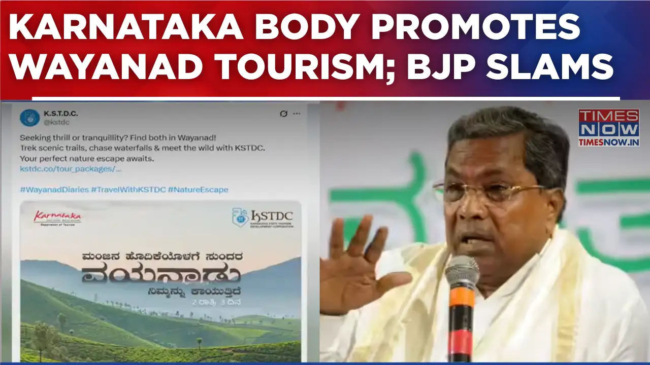 Karnataka Tourism Sparks Row Ror Promoting Wayanad; BJP Slams CM Siddaramaiah Over ‘Appeasement’