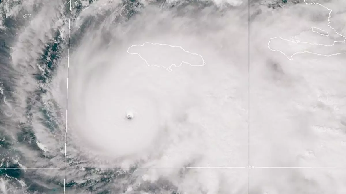 ‘Mind-blowing’ footage captures moment pilot flies into eye of Hurricane Melissa as ‘storm of the century’ closes in on Jamaica