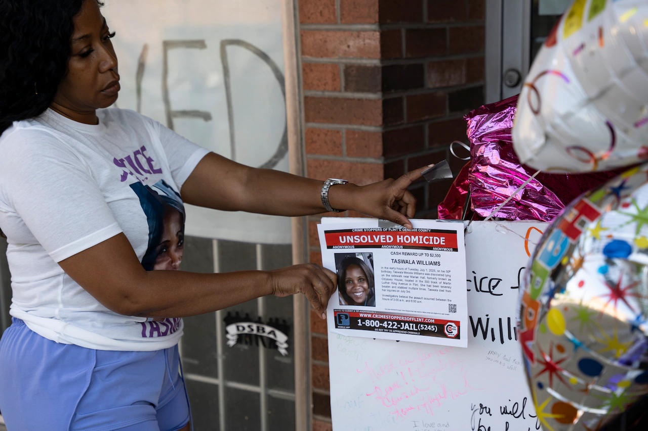 Family renews plea for tips about Flint woman’s downtown stabbing death