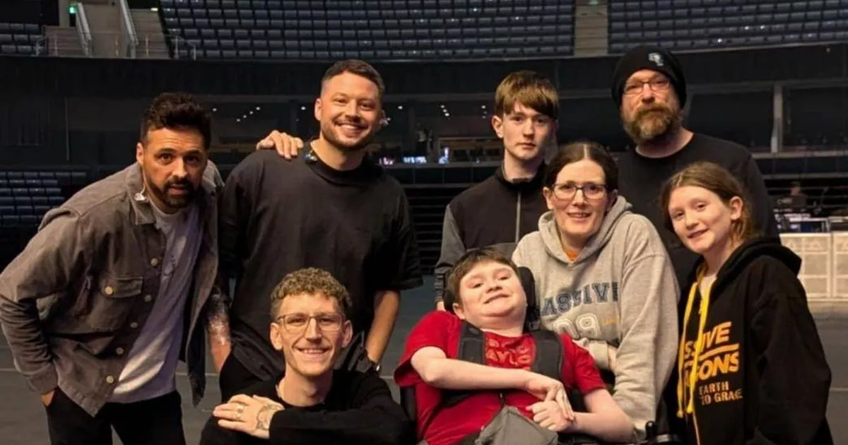 Seriously-ill schoolboy meets hero Nathan Evans ahead of sell-out Glasgow gig