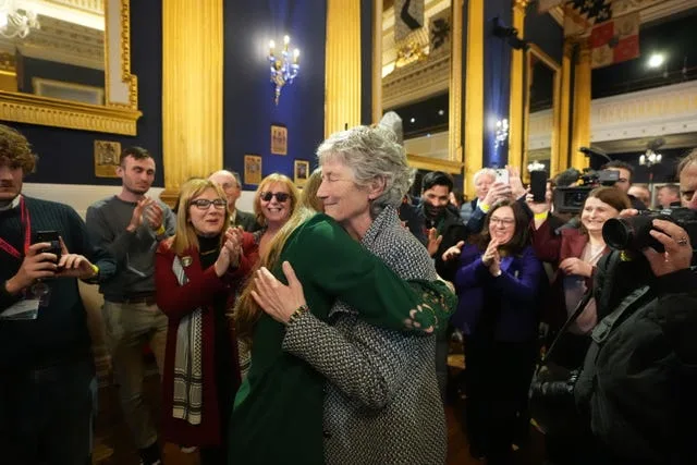 Catherine Connolly vows to be president for all after election win