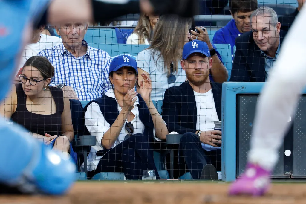 Dodgers hats can't save Harry and Meghan's 'uncomfortable' World Series