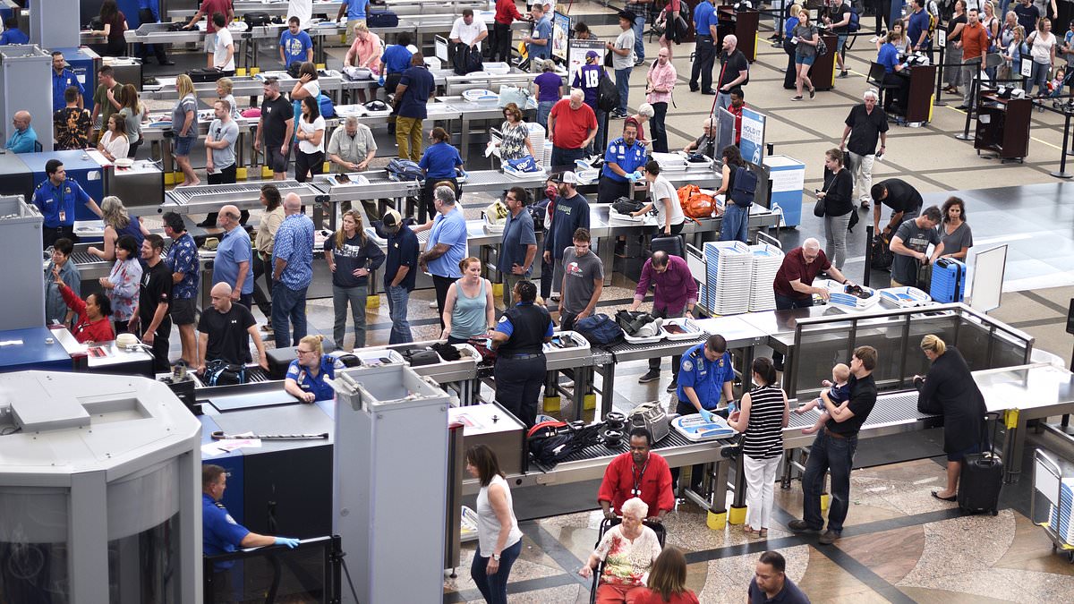 Outraged first class flyers can no longer use special lanes at LAX or JFK airports because of government shutdown