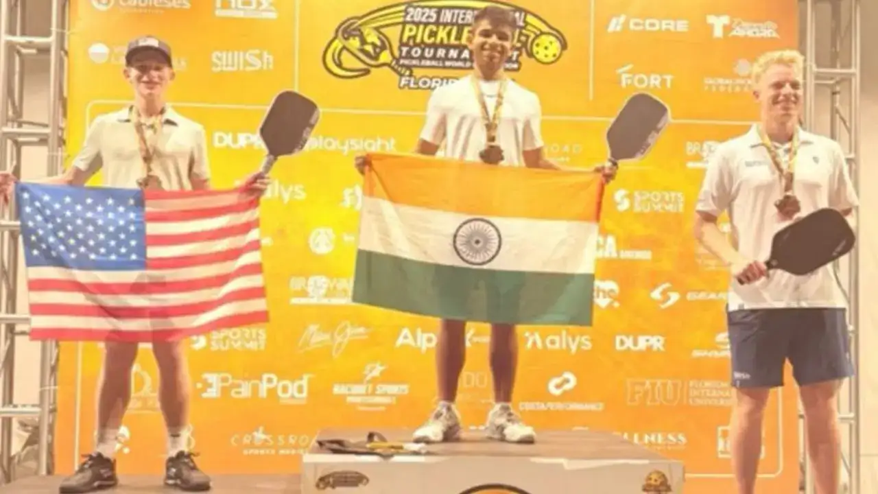 Dev Shah Dominates His Way to Gold in Under-34 Men’s Singles at Pickleball World Cup