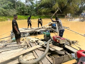 Seized galamsey water pumps repurposed for farmers – Lands ministry