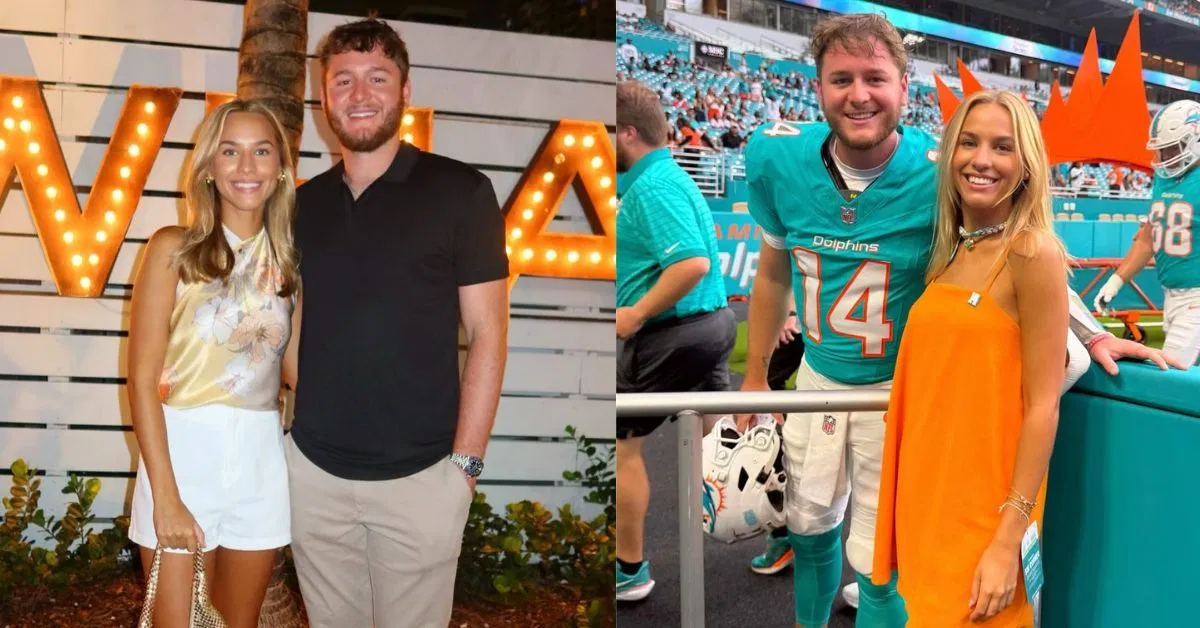 Quinn Ewers’ GF Madelyn Barnes dons red bodycon dress as she cheers on Oklahoma to take down Lane Kiffin’s Ole Miss [PHOTO]