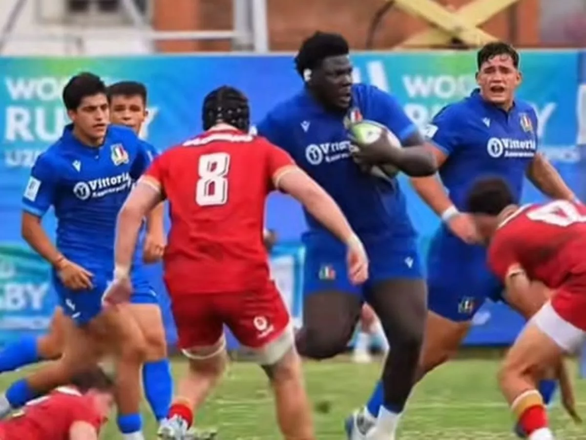Biggest rugby teen in the world to be unleashed as video of him man-handling Wales players stuns fans