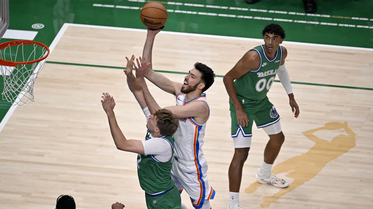 Thunder’s Chet Holmgren posterizes Cooper Flagg for savage ‘Welcome to NBA’ moment