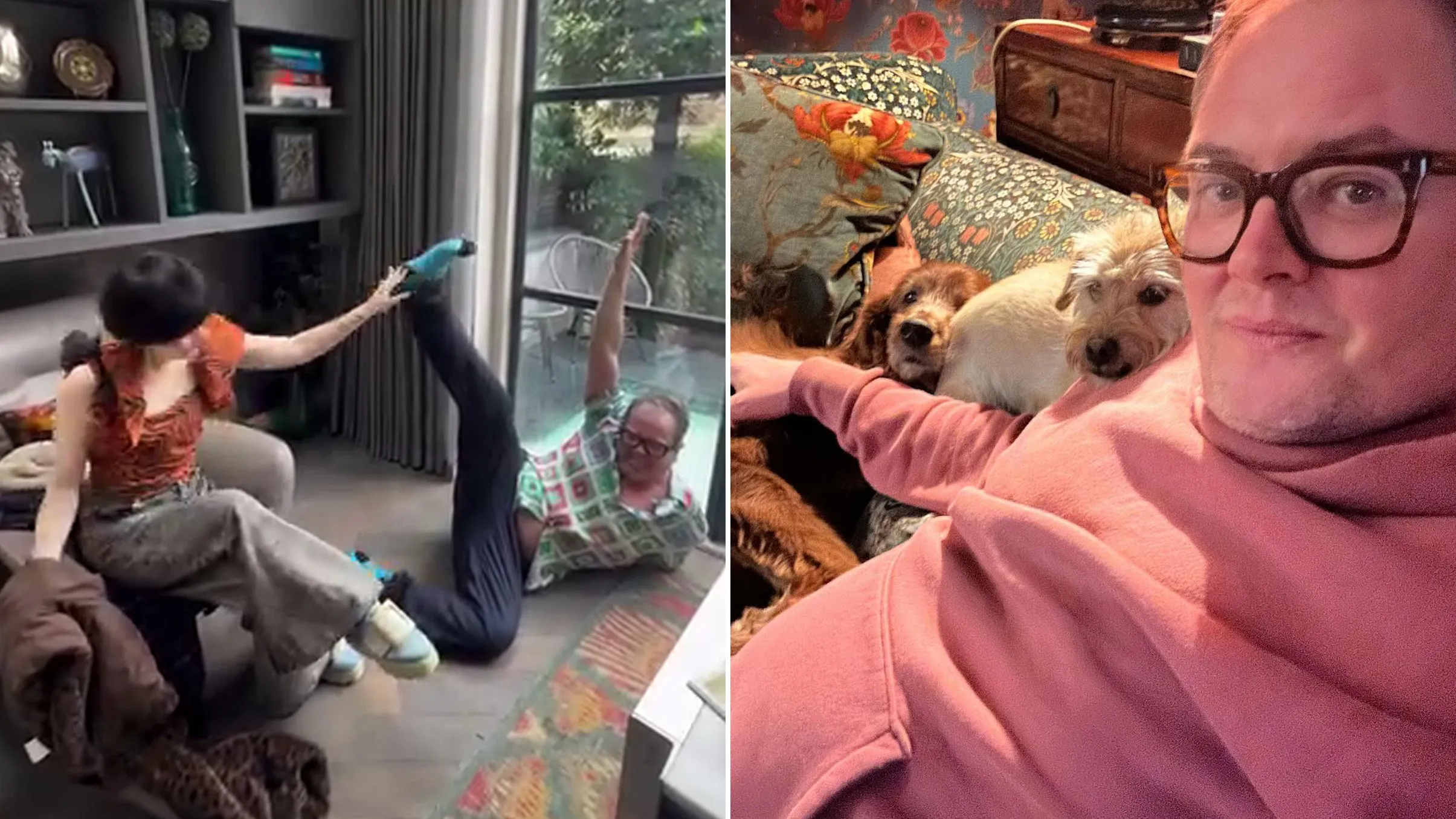 Inside Celebrity Traitors star Alan Carr’s swanky London pad with colourful cocktail bar