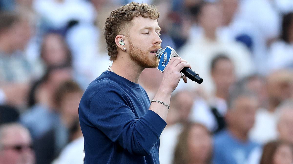 Fans slam JP Saxe's Canadian national anthem performance at Dodgers and Blue Jays World Series game in LA