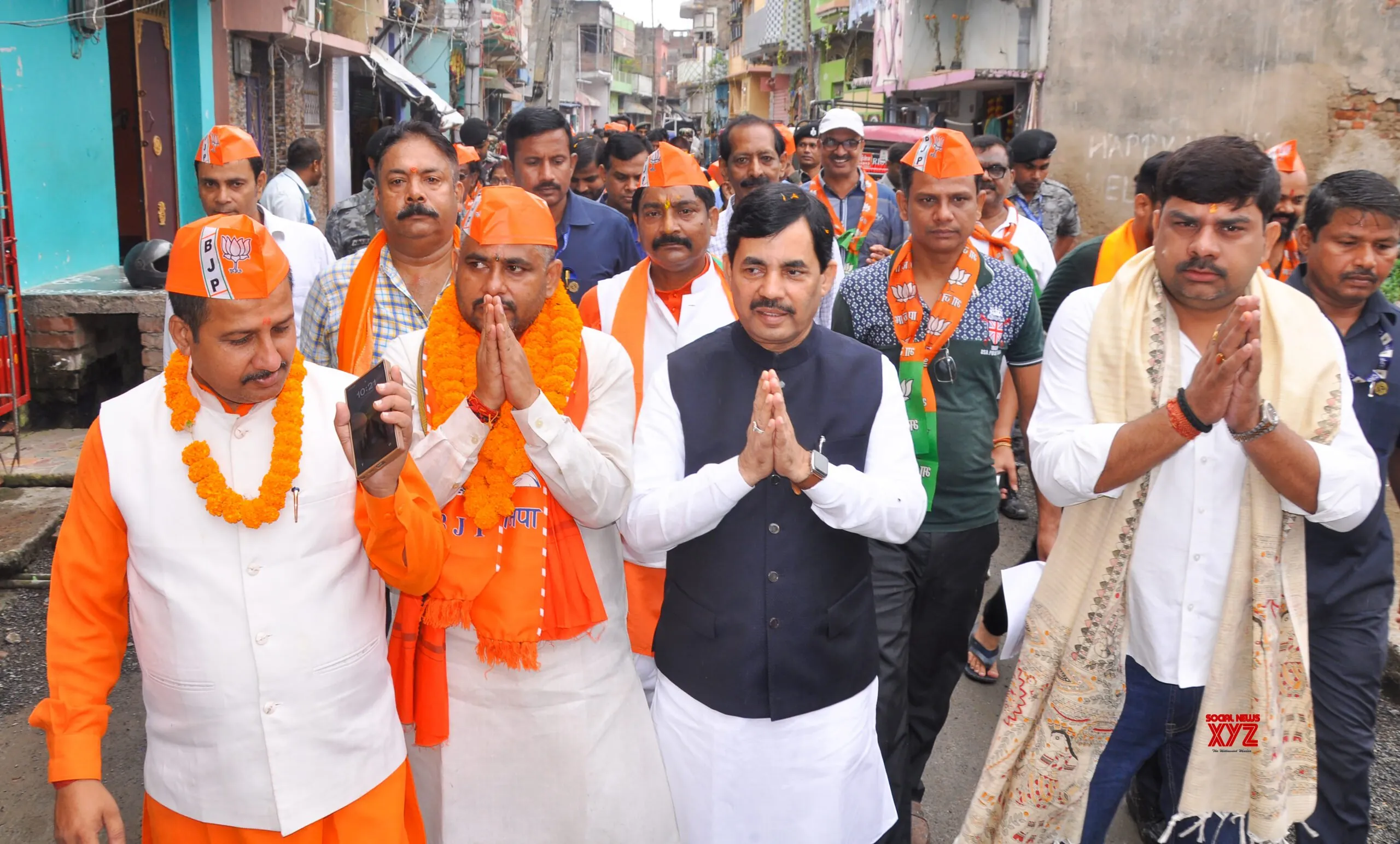Bhagalpur: Shahnawaz Hussain Campaigns for Rohit Pandey #Gallery