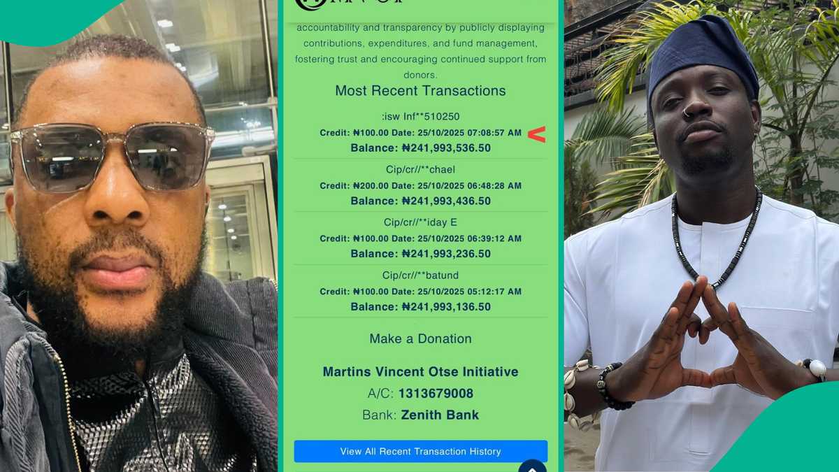 Reactions as Germany-based man shows how much he saw in VeryDarkMan's NGO account