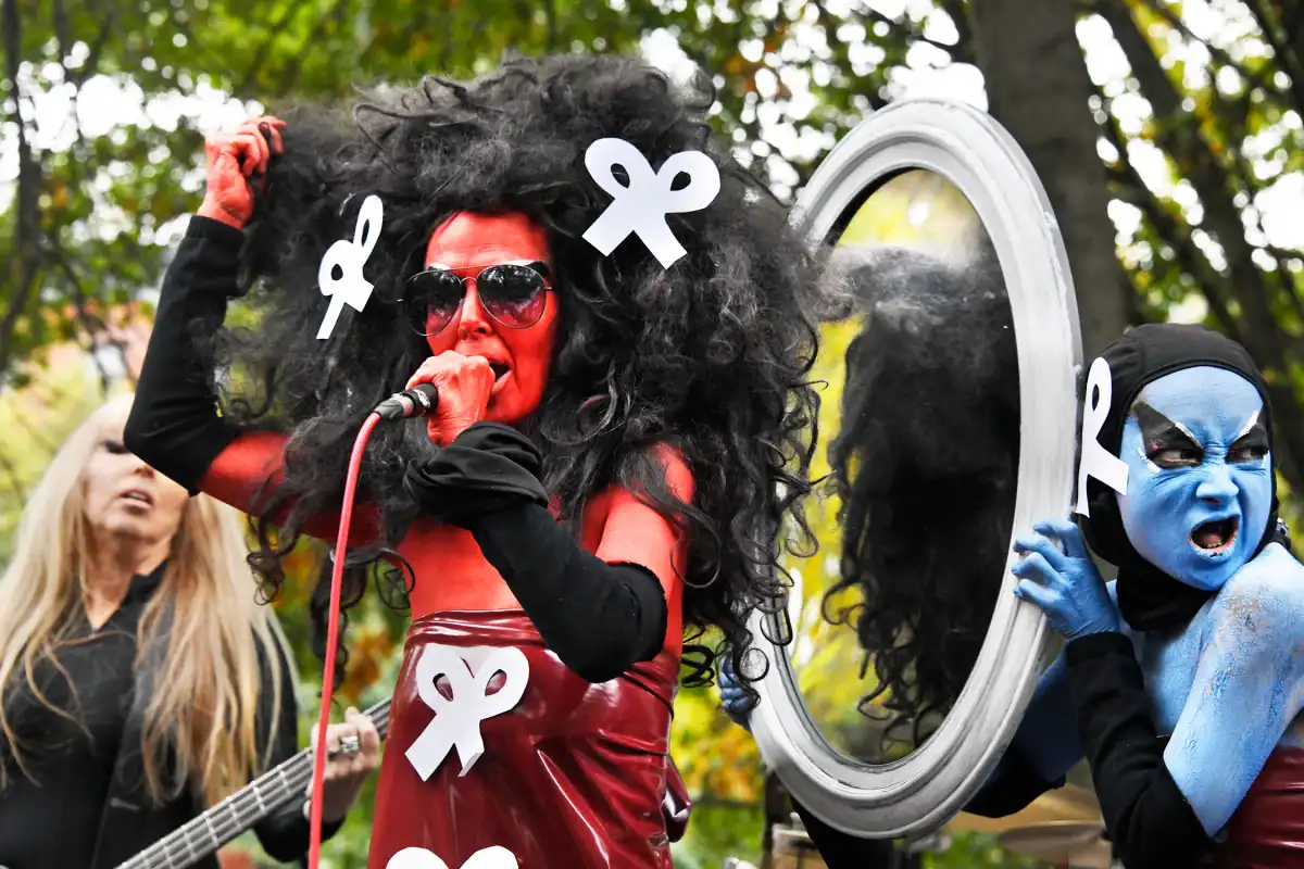 ‘The Voluptuous Horror of Karen Black’ lights up Tompkins Square Park with pre-Halloween punk rock spectacle
