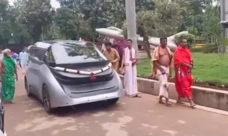 Viral Video: Seer Takes Autonomous Ride in Wipro-IISc Driverless Car at Bengaluru Campus