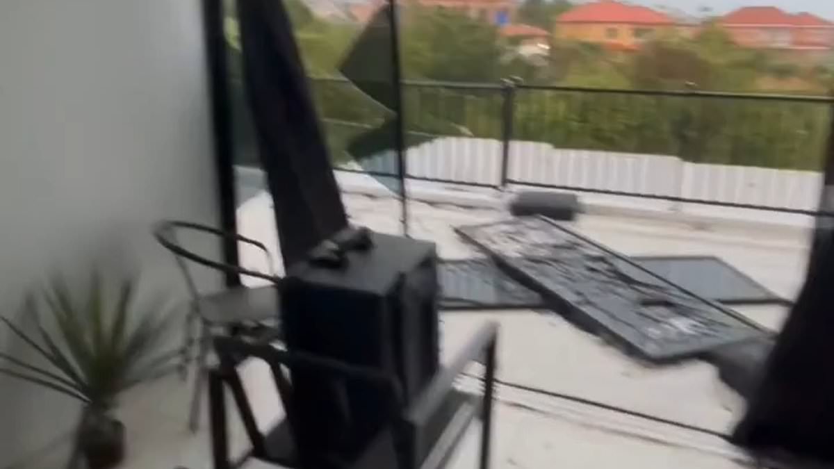 Fox Weather filming location is destroyed by Hurricane Melissa as historic storm continues to rage