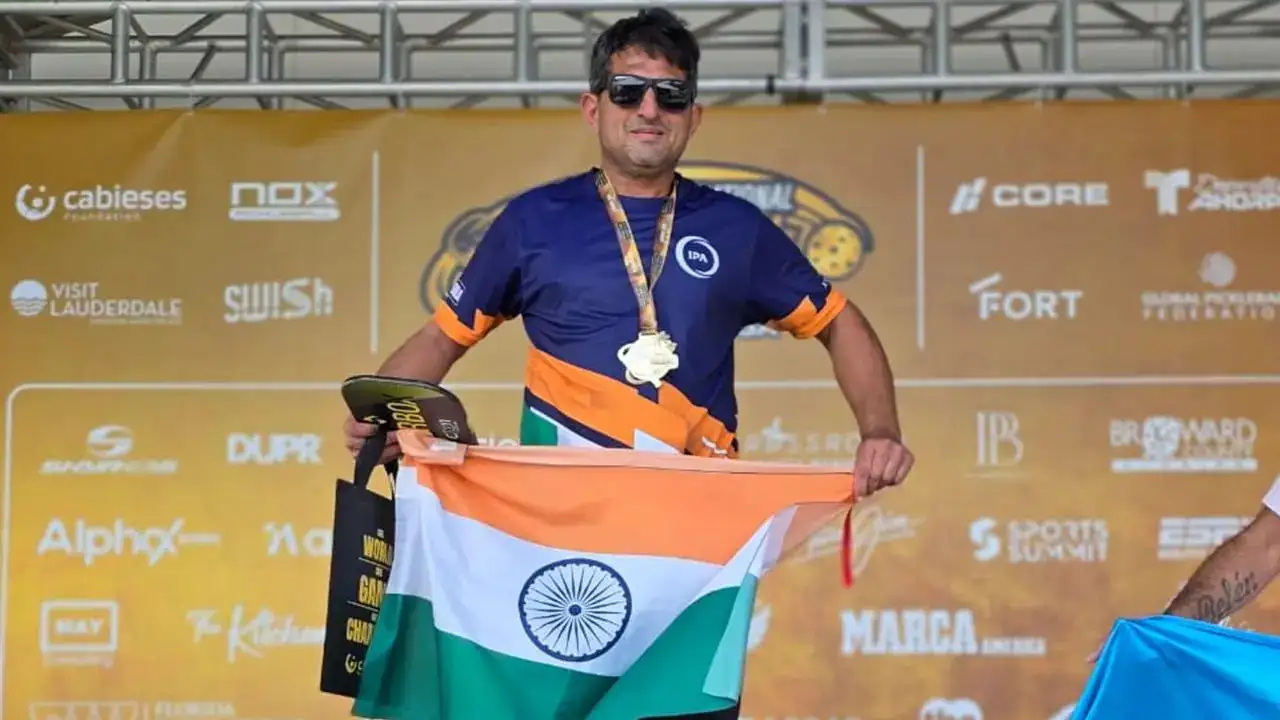 India Bags Second Gold at Pickleball World Cup 2025: Nitten Kirrtane Triumphs in 50+ Men’s Singles