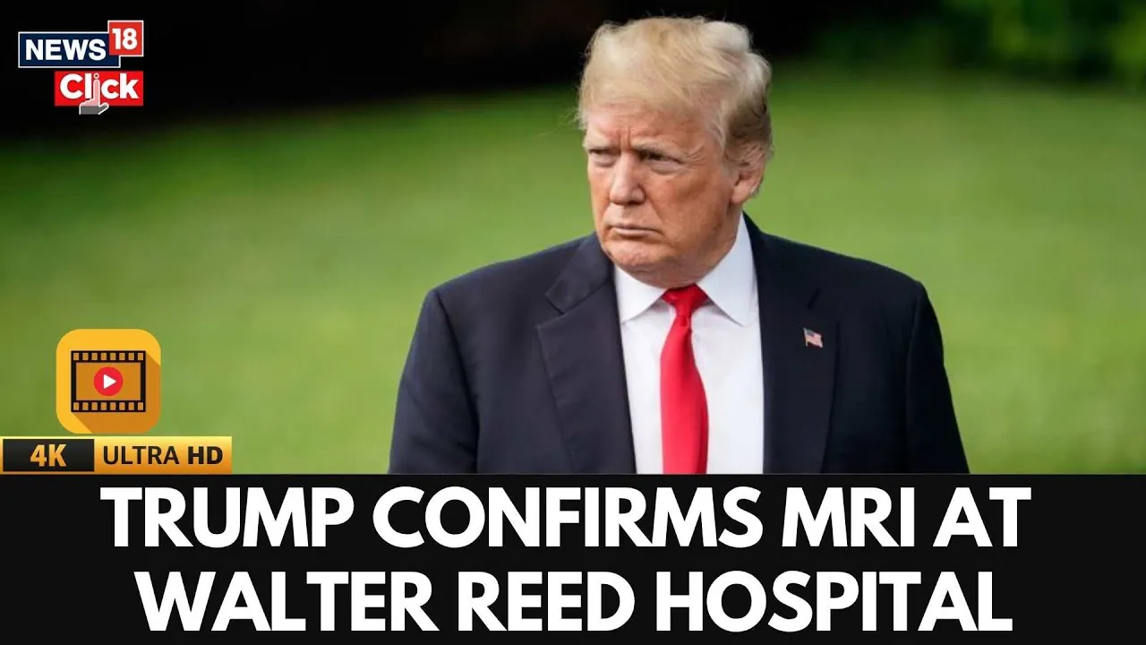 Trump Says He Underwent An MRI During His Walter Reed Visit | Trump Health News | 4K Video | N18G