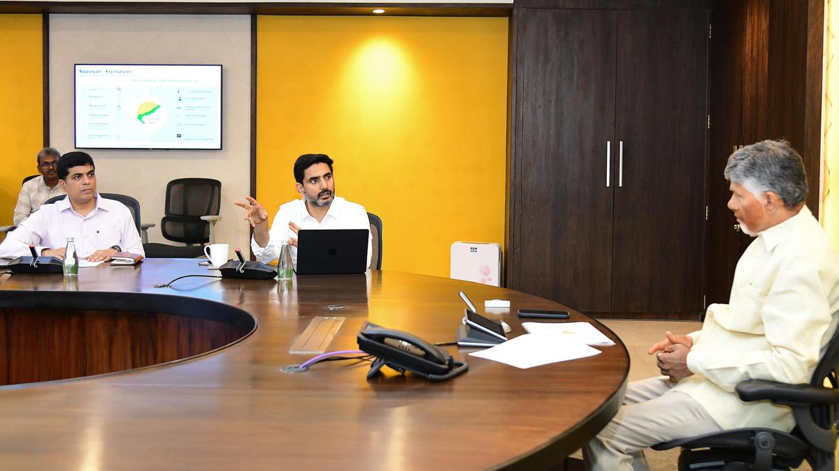 Launch ‘Naipunyam’ portal during CII Partnership Summit, Andhra Pradesh CM Chandrababu Naidu tells officials