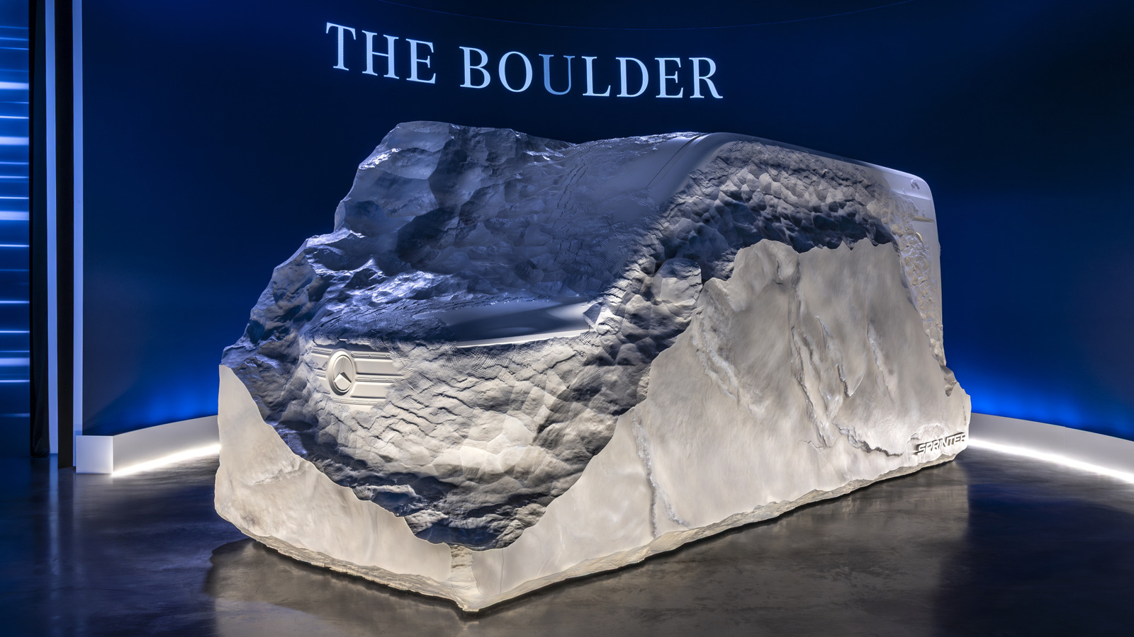 Mercedes-Benz BOuLDER Sculpture Previews Next-Gen Sprinter, Celebrating 130 Years Of Vans