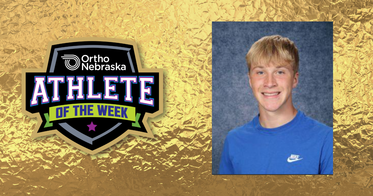 The OrthoNebraska Athlete of the Week is McCool Junction's Carson McDonald