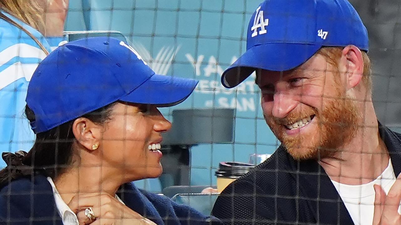 Harry and Meghan spotted on date night at Dodgers baseball game