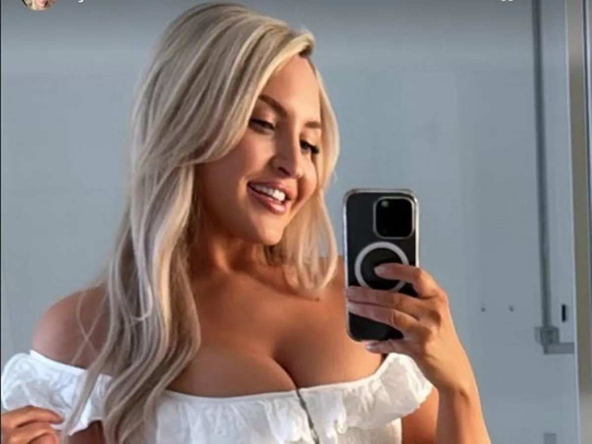 Emma Louise Jones shocked as hot holiday interrupted by loud trimming of bush