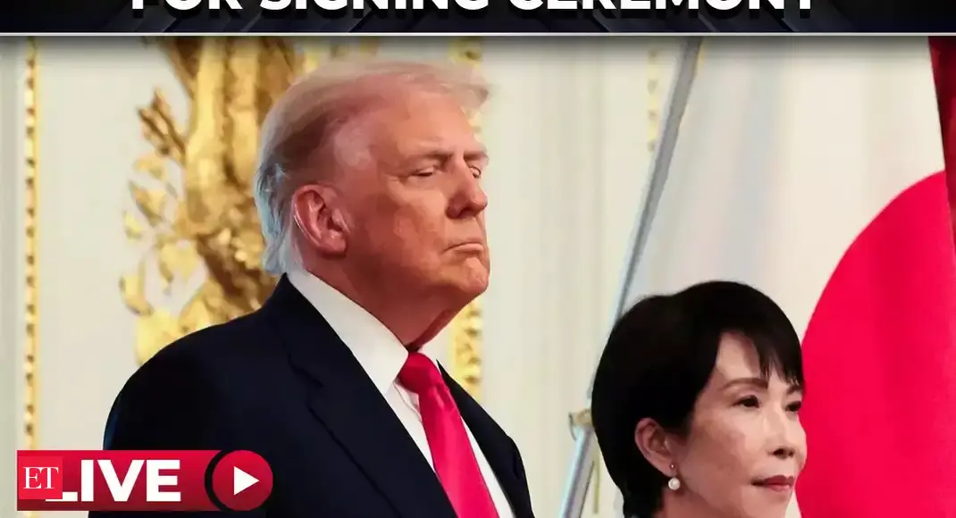 LIVE | President Trump Joins Japan’s Prime Minister for Signing Ceremony