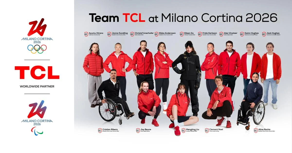 TCL Announces Winter Sports Athletes Joining Team TCL, Embodying the Spirit of Inspire Greatness