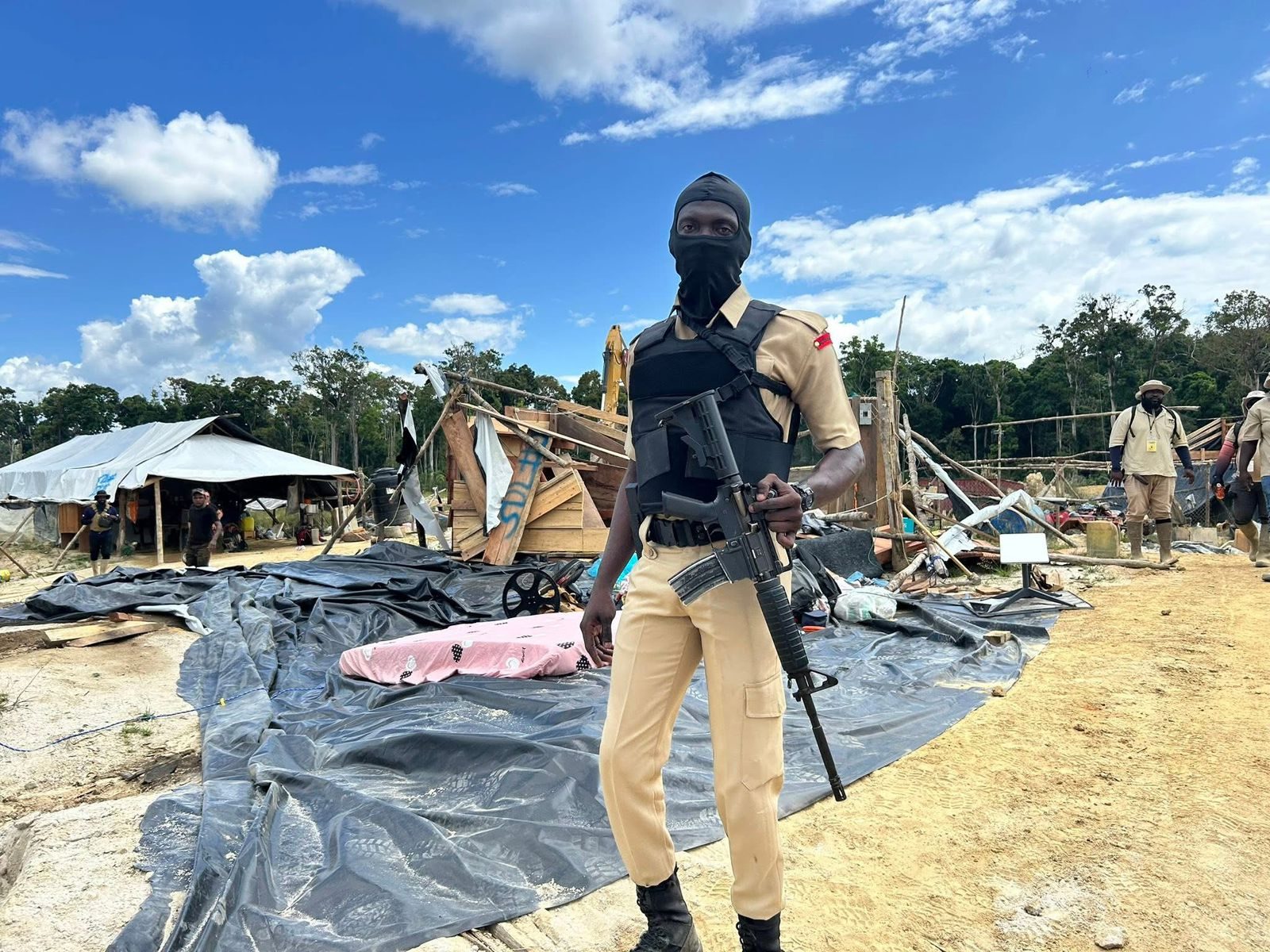 Cops, GGMC tear down miner’s camp