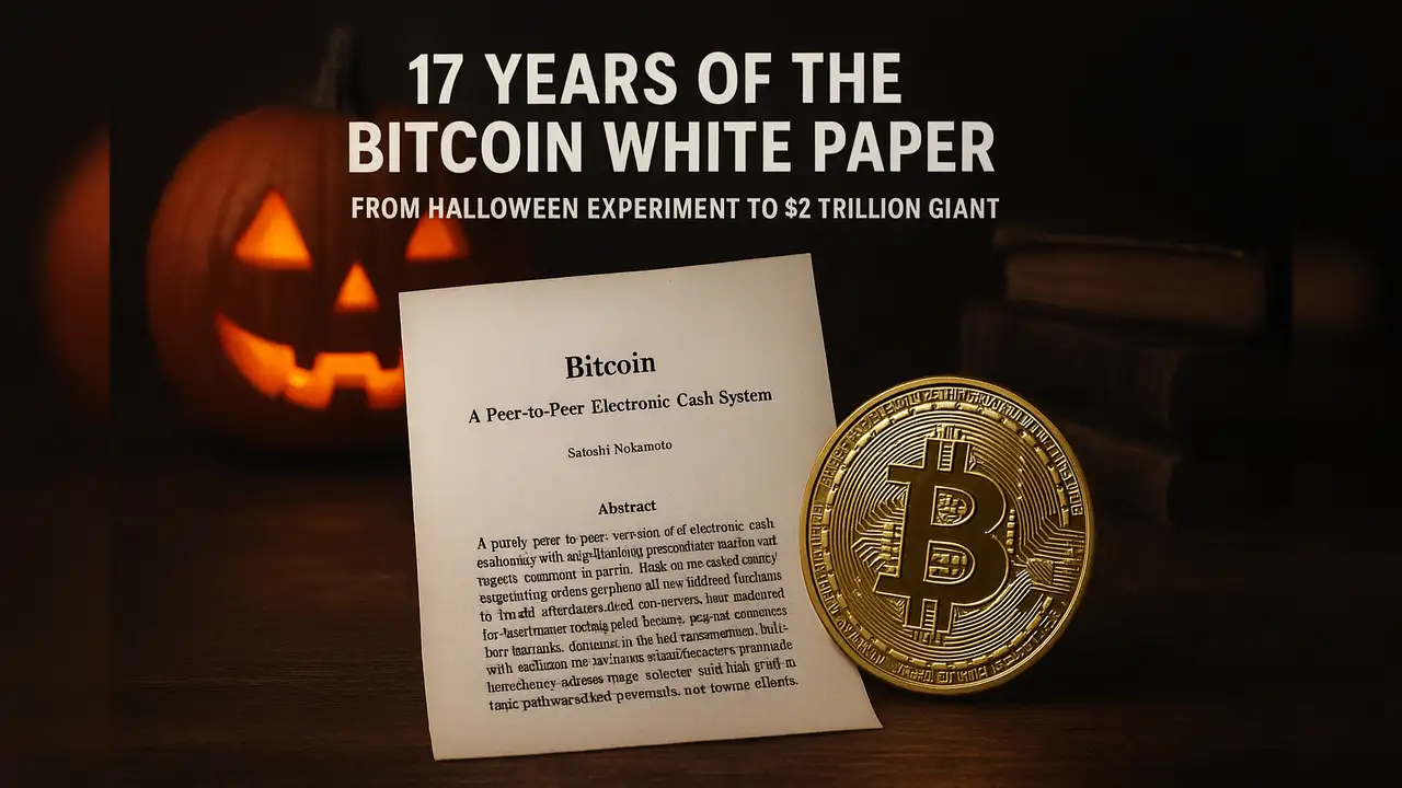 17 Years of the Bitcoin White Paper: From Halloween Experiment To $2 Trillion Giant