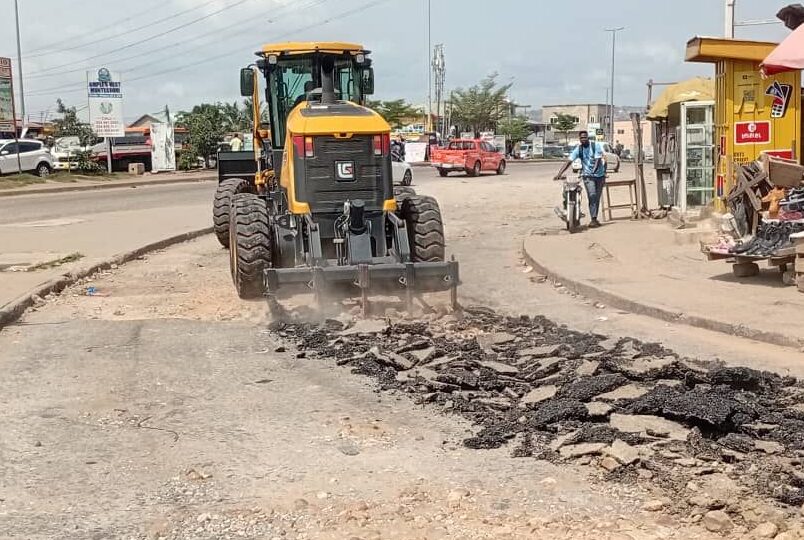 Victory Bible Church International Partners with ANMA to fix Awoshie Road