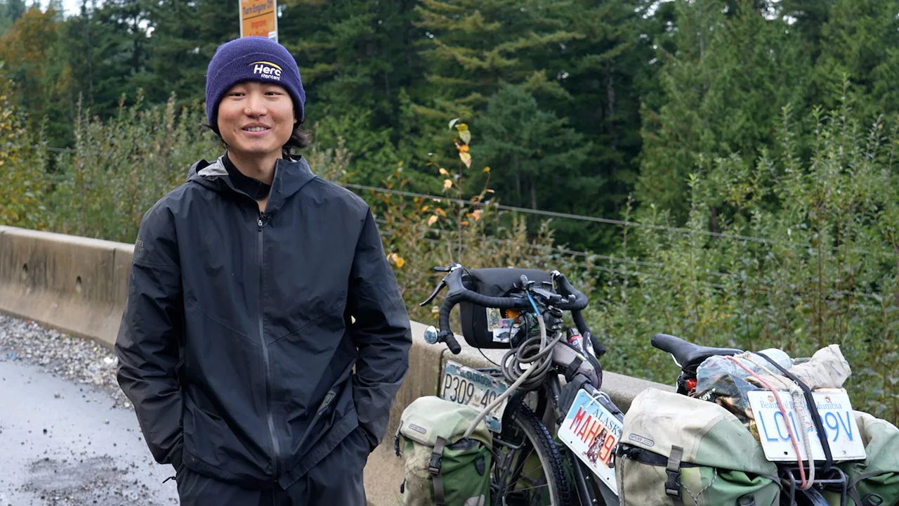 'B.C. is amazing': Man cycles through Squamish in epic journey across North America