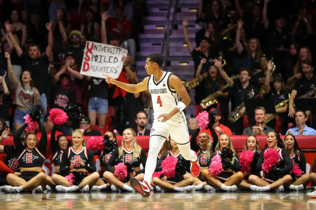 SDSU 87, USD 54 ... the starting lineup, the freshmen and the Toreros