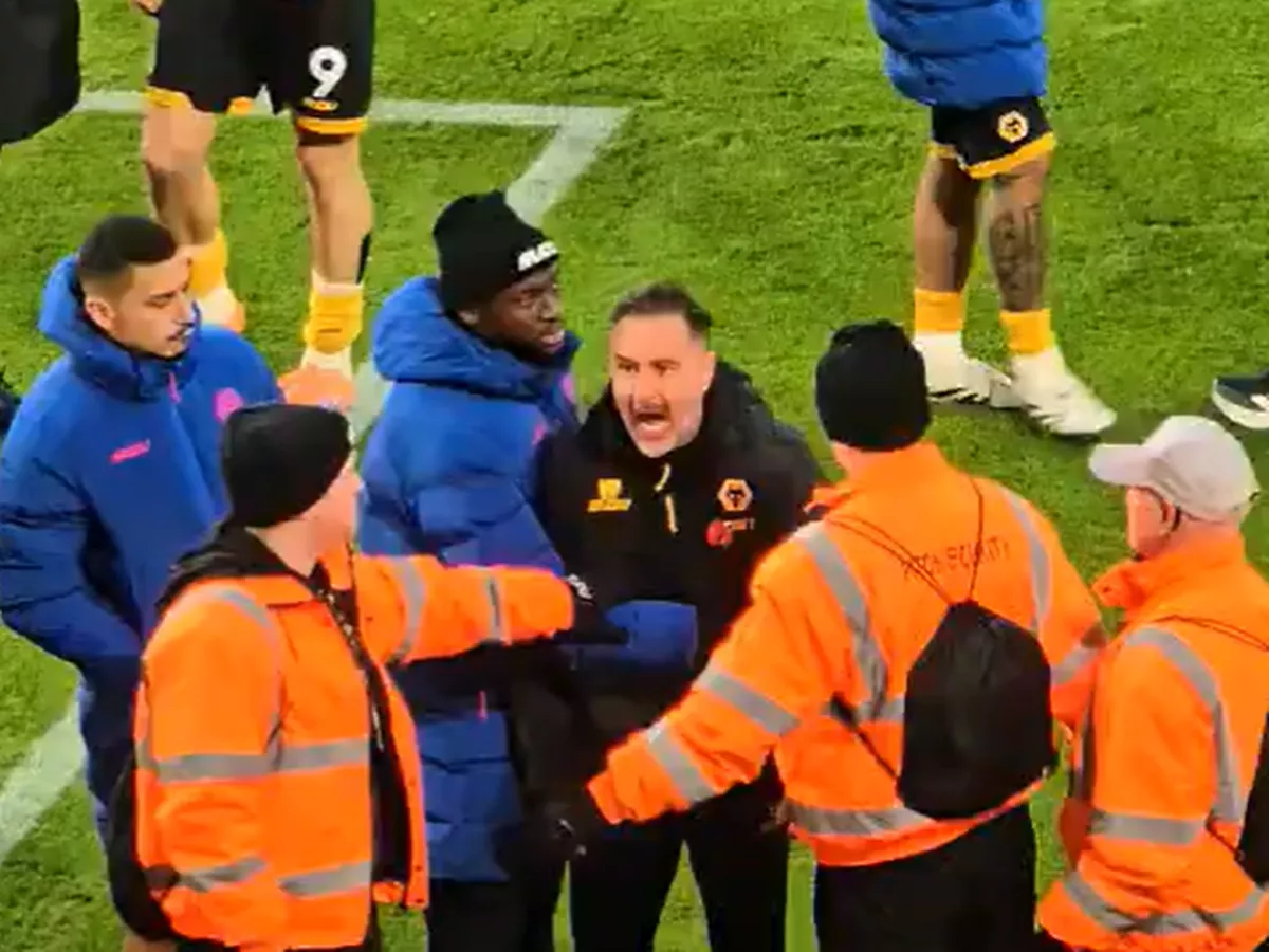 Wolves crisis hits rock bottom as manager Vitor Pereira forced away from fans in ugly scenes
