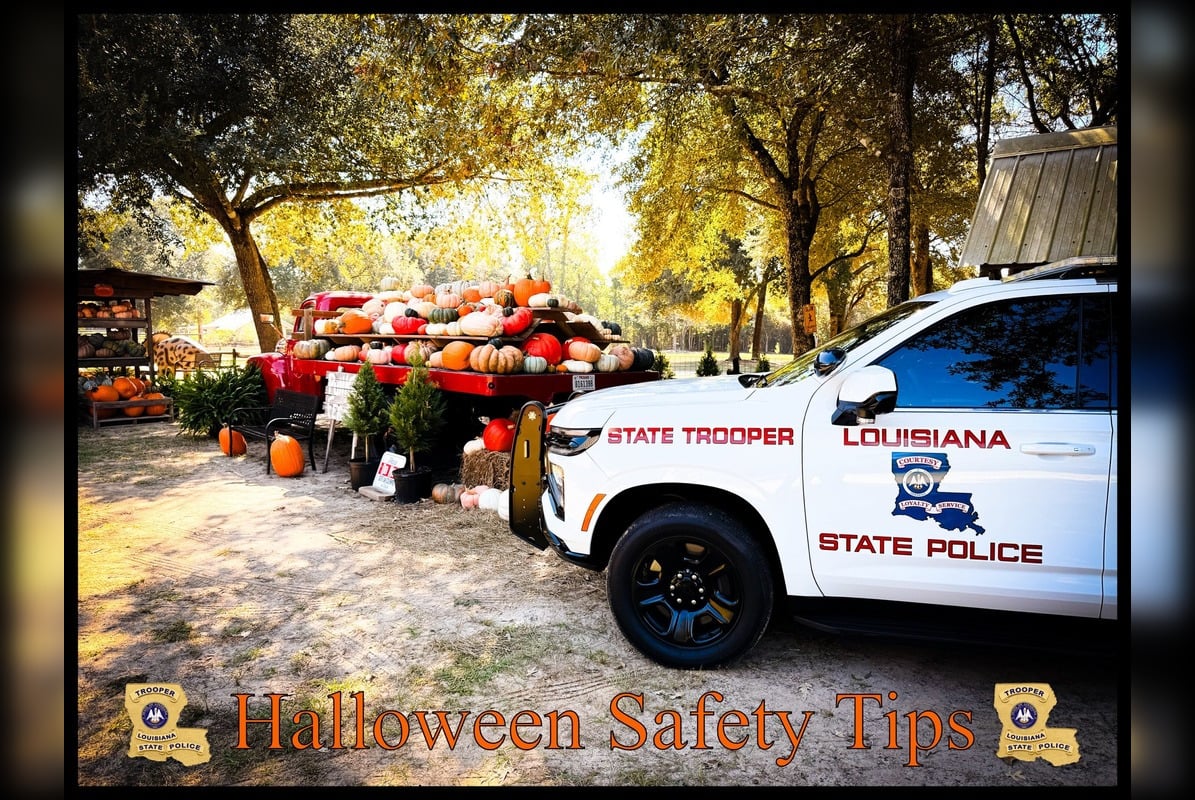 Louisiana State Troopers Offer Vital Safety Tips for Halloween Festivities