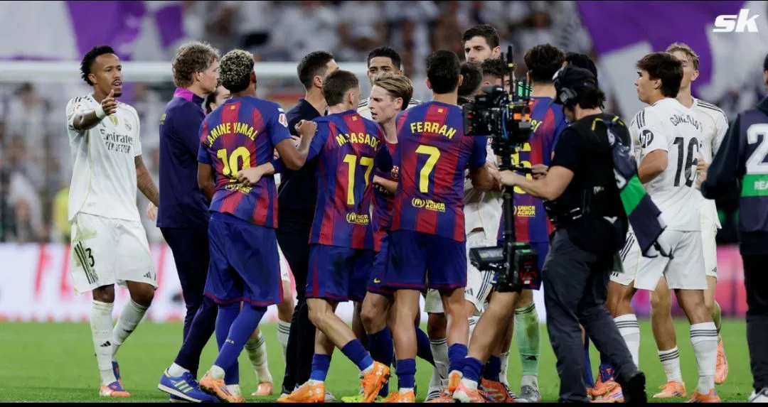 Real Madrid and Barcelona stars involved in scuffle after verbal altercation between Lamine Yamal and Los Blancos star