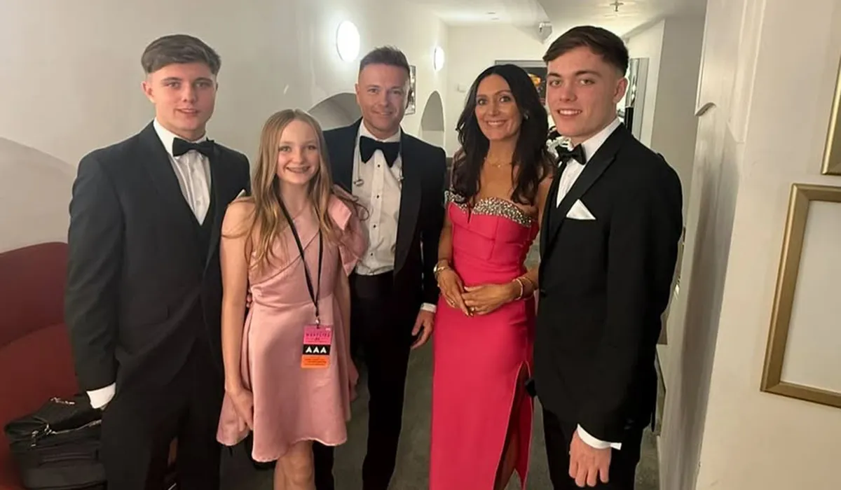 Nicky Byrne's kids are all grown up as they support him at Westlife gig