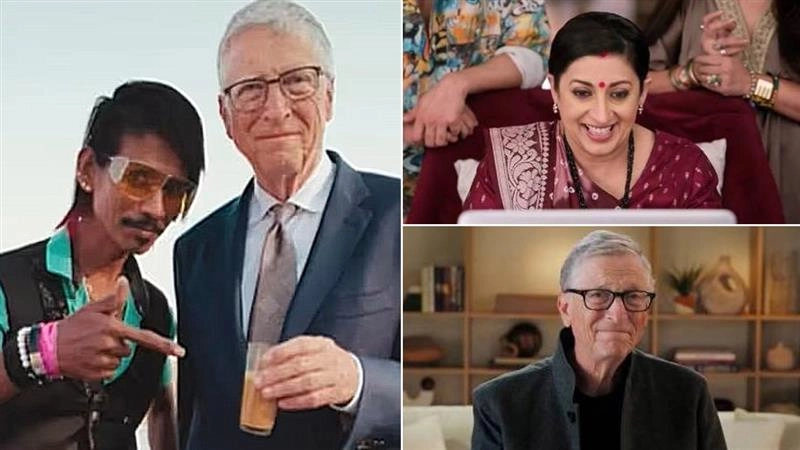 India Inspires Bill Gates: From Meeting Dolly Chaiwala to Smriti Irani on ‘Kyunki Saas Bhi Kabhi Bahu Thi 2’, Microsoft Co-Founder’s Strategy To Become Household Name Among 1.46 Billion People