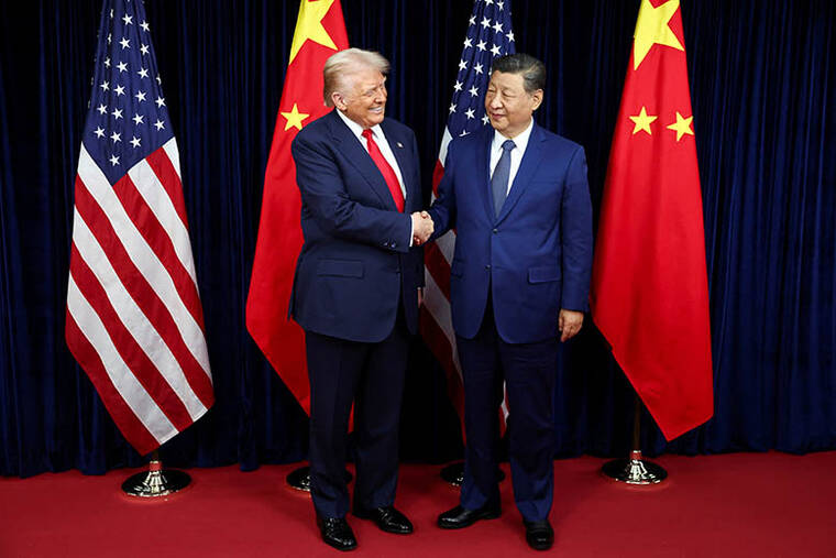 Trump seeks trade-war truce with China’s Xi in South Korea talks