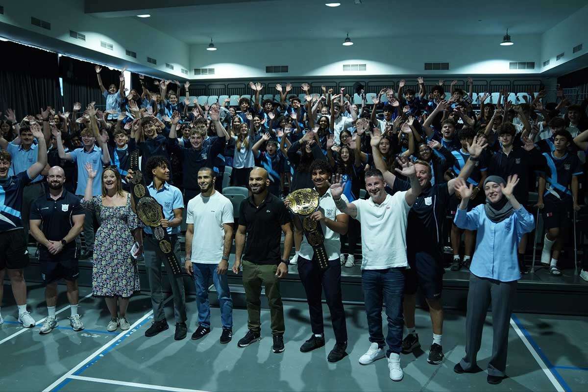 BRAVE CF Stars Hamza Kooheji And Muhammad Mokaev Champion Anti-Bullying Message At British School Of Bahrain