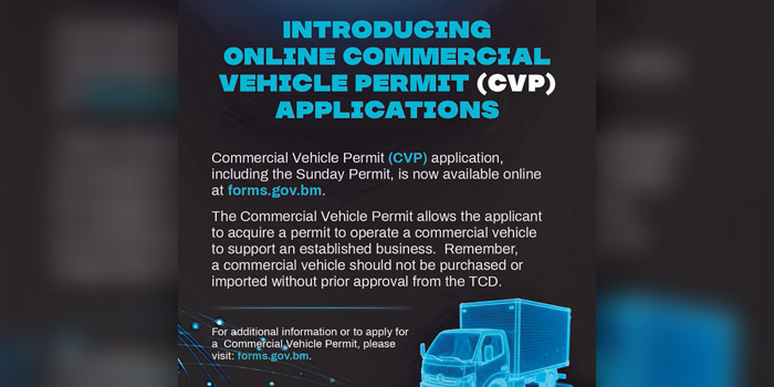 Commercial Vehicle Permit Now Available Online