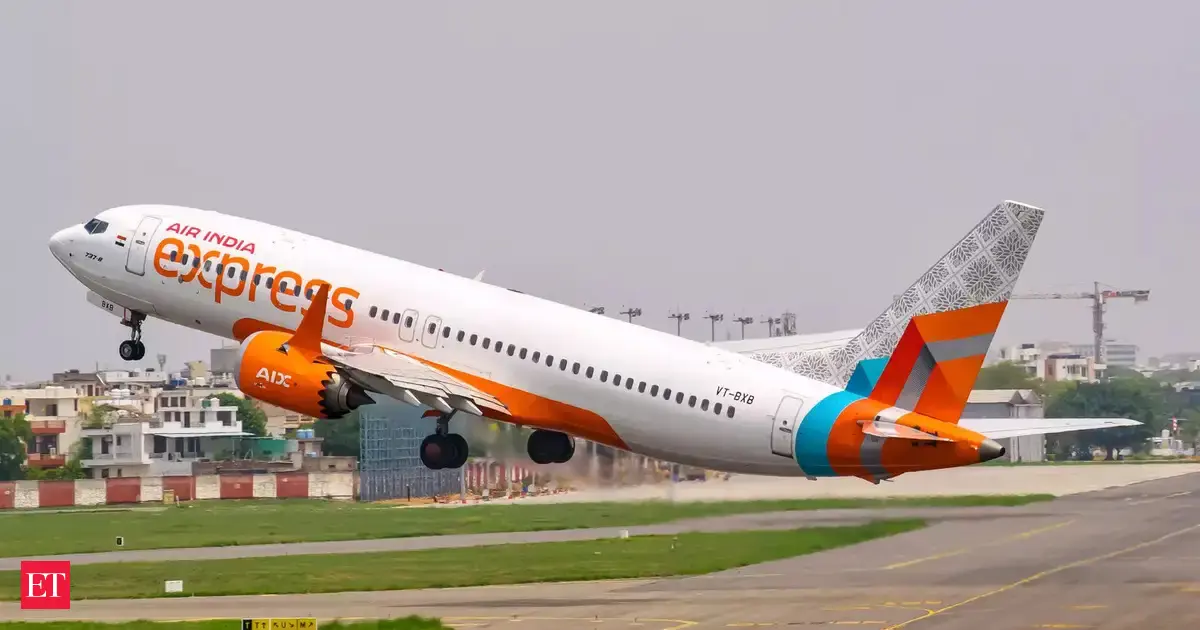 Leather seats, USB ports and sky lighting: Inside Air India Express' sleek Boeing 737-8 cabin upgrade