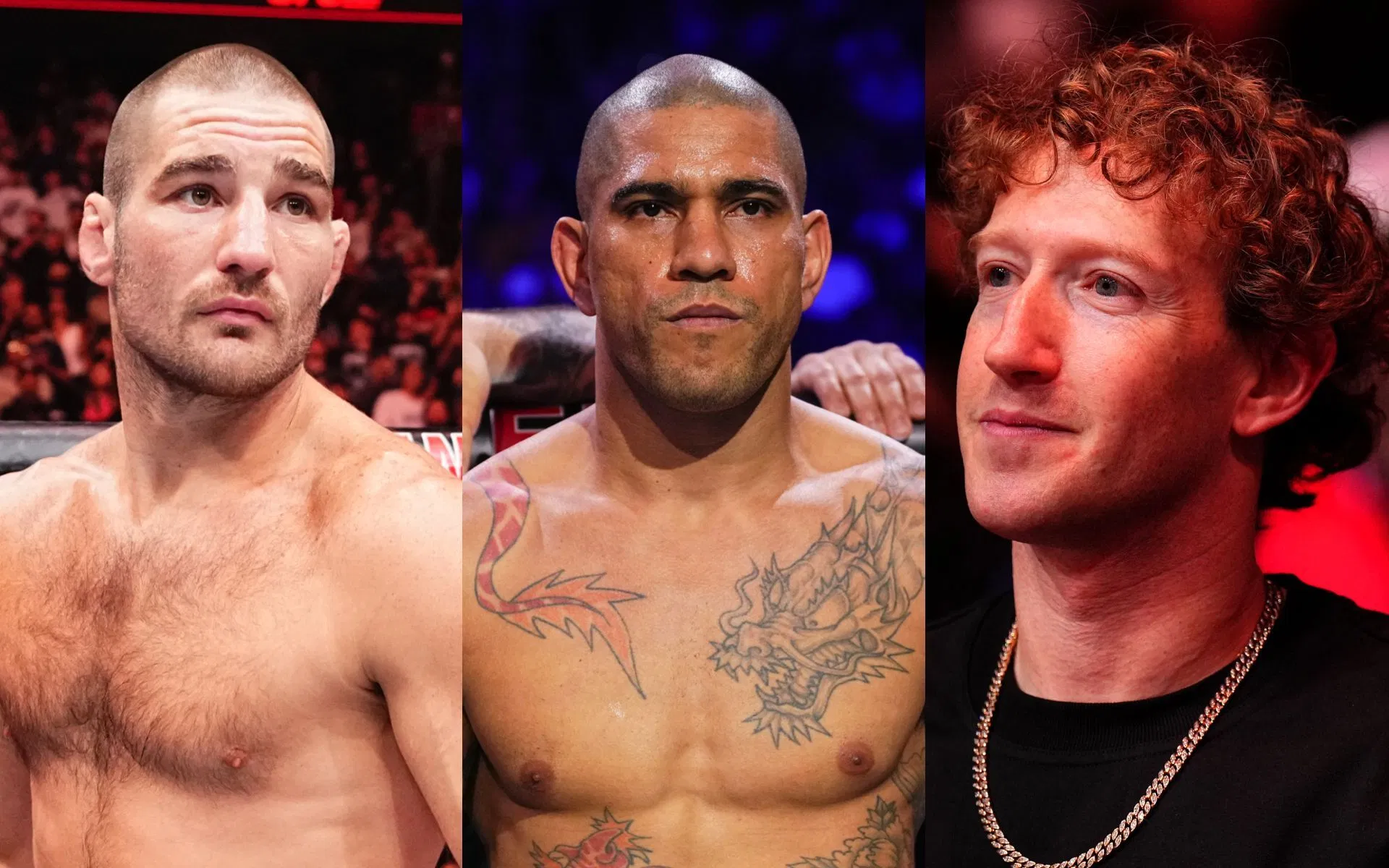 Sean Strickland hits out at Alex Pereira with four-word reaction as 'Poatan' spars with Mark Zuckerberg