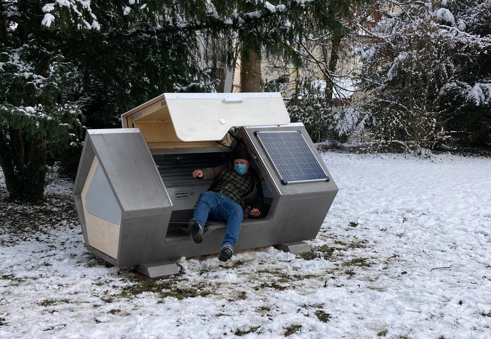 Low-cost, smart shelters turn cold nights into safe havens for the homeless
