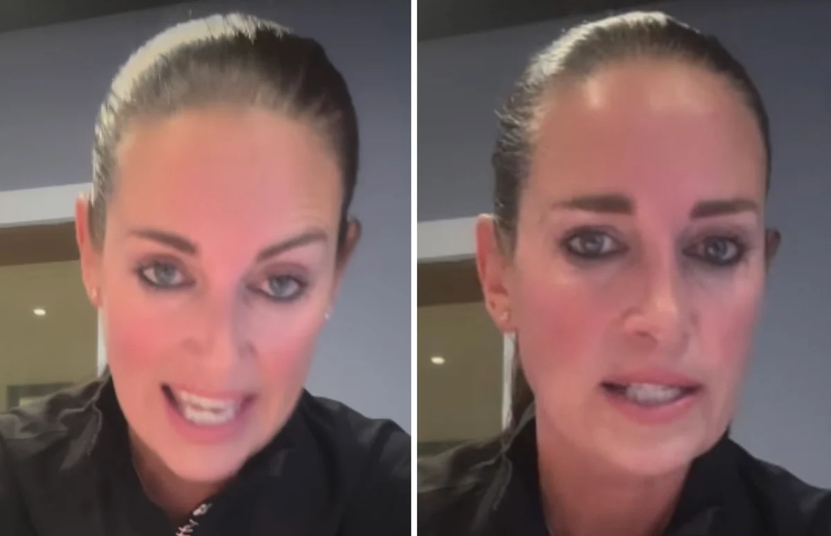 Kirsty Gallacher breaks down after being kicked ‘like a football’ by thug in central London street