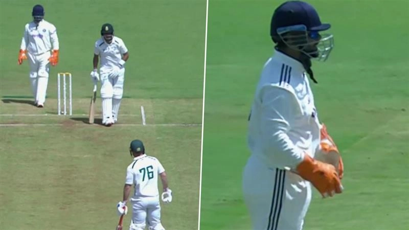 ‘Tang Matt Ho…’ Rishabh Pant Heard Giving Tips to Bowler on Stump Mic During IND-A vs SA-A 1st Unofficial Test 2025 (Watch Video)