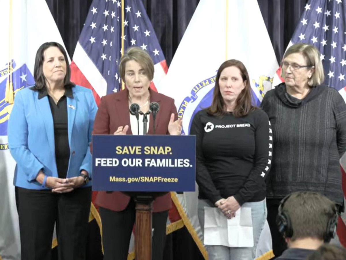 'This Is A Moment For Coming Together': Gov. Maura Healey Makes SNAP Freeze Donation Plea