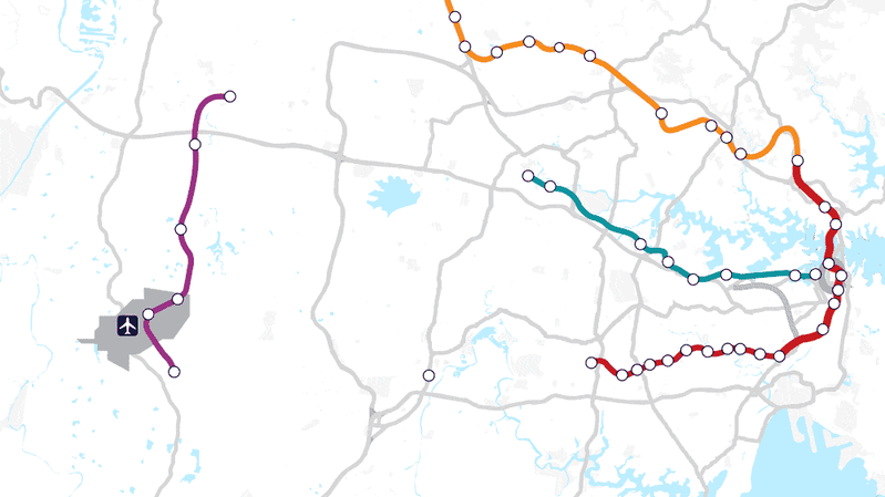 The five metro extensions at the top of the NSW Lib hit list