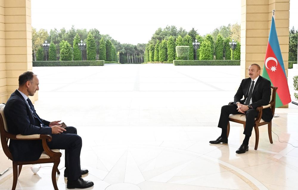 Chronicles of Victory: President Ilham Aliyev interviewed by German ARD TV channel on October 31, 2020 (PHOTO/VIDEO)